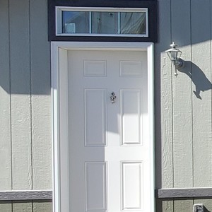 Standard Exterior Door With 36&quot;x12&quot; Transom Window